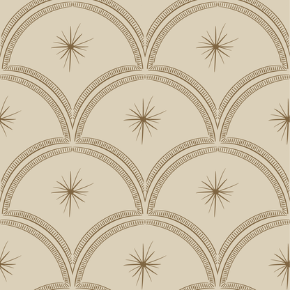 Behang Magic Arches - Clay