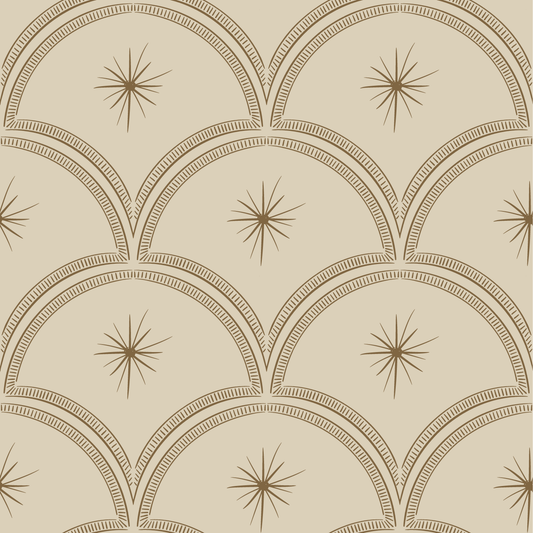 Behang Magic Arches - Clay