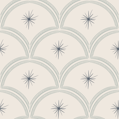 Behang Magic Arches- Midnight