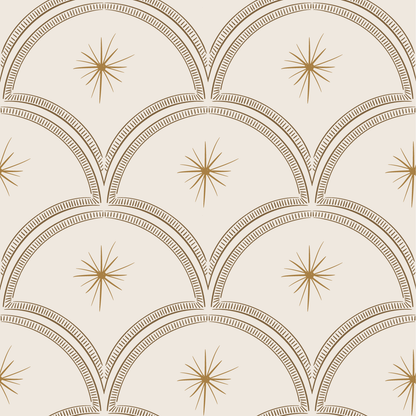 Behang Magic Arches - Sand