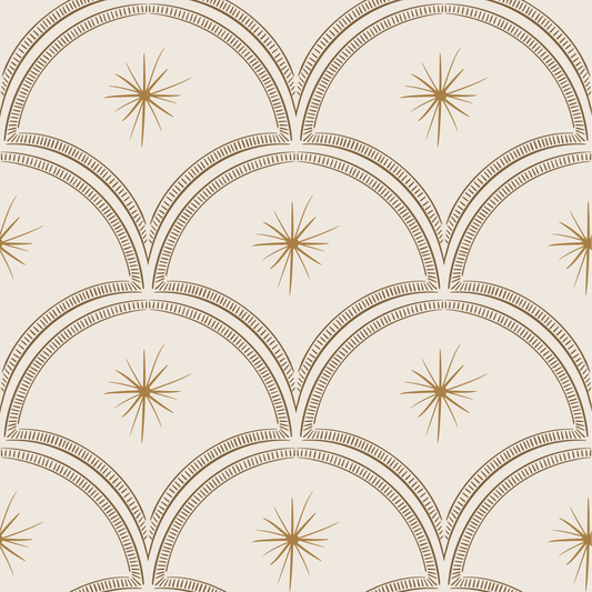 Behang Magic Arches - Sand