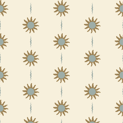 Behang Sunny Days - Blue