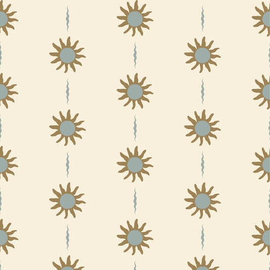 Behang Sunny Days - Blue