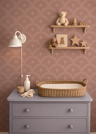 Behang Magic Arches -Blush