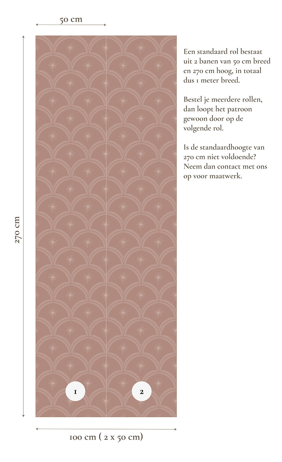 Behang Magic Arches -Blush